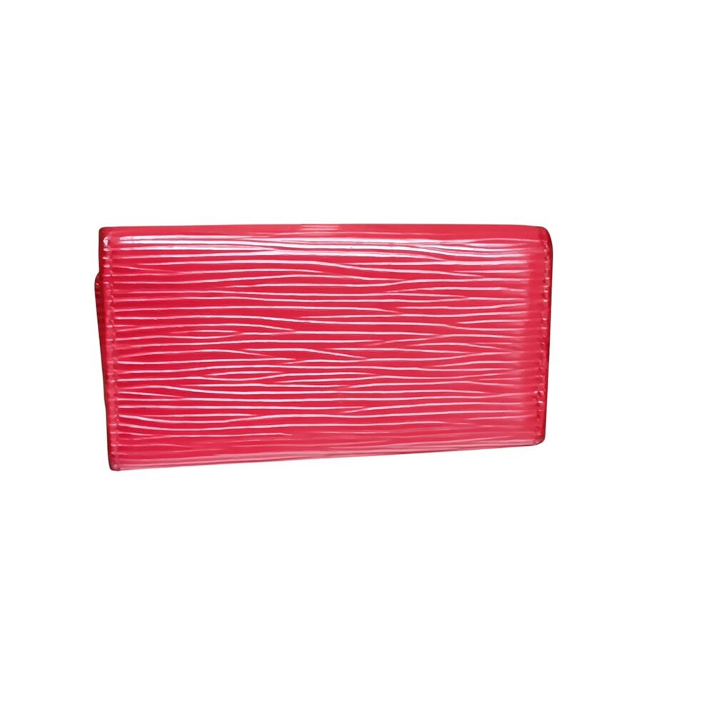 Authentic Louis Vuitton Key Holder Red Epi Leather 4 Hook Case - Picture 3 of 14